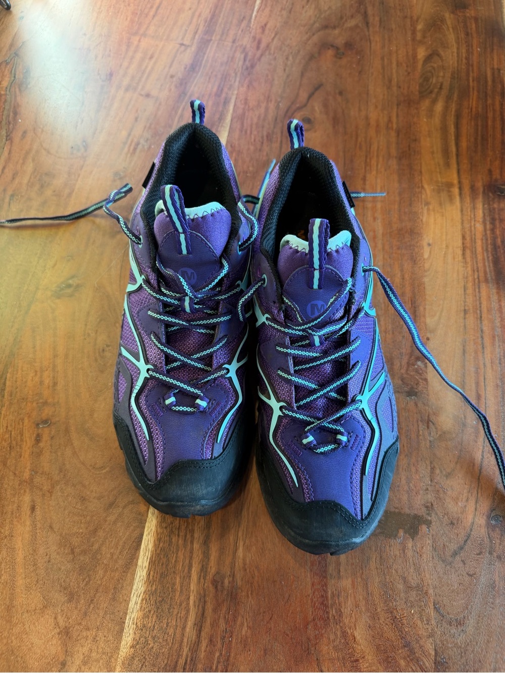 Merrel Women's Purple Trail Sneakers - gortex size 9